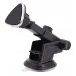 Wholesale Premium Magnetic Tri Design Long Windshield and Dashboard Car Mount Holder for Phone M015 (Black)